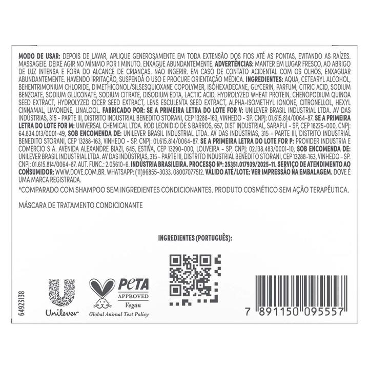 Máscara de Tratamento Dove Bond Intense Repair 10 em 1 250g - 8