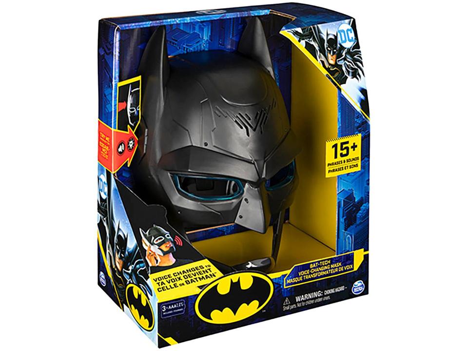 Máscara Infantil DC Batman 2186 Emite Sons - Sunny Brinquedos - 6