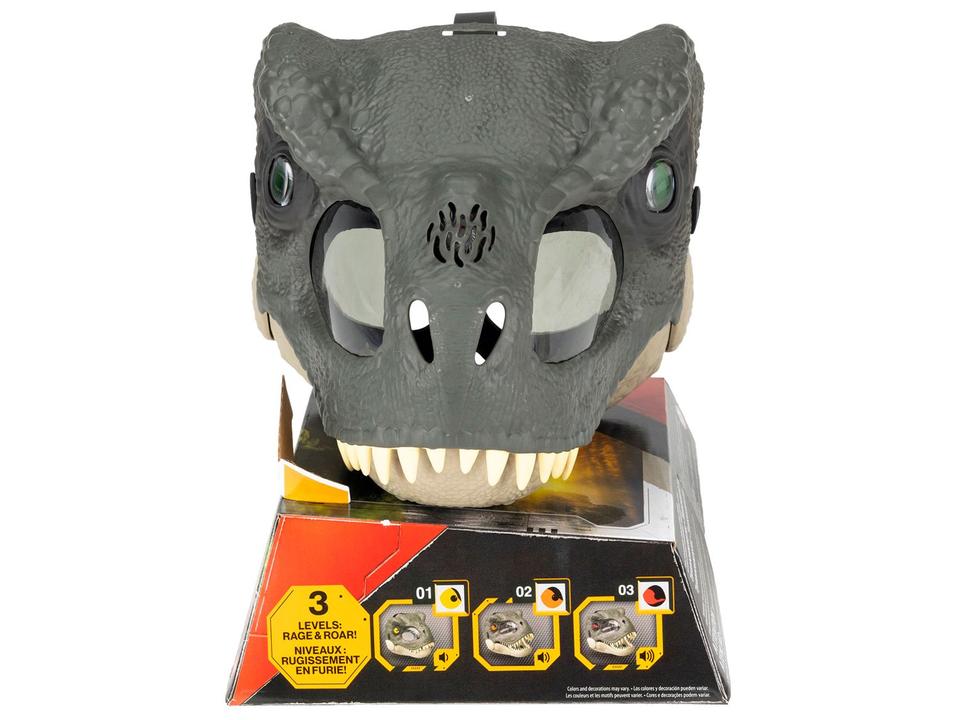 Máscara Jurassic World Rebirth Tiranossauro - 4