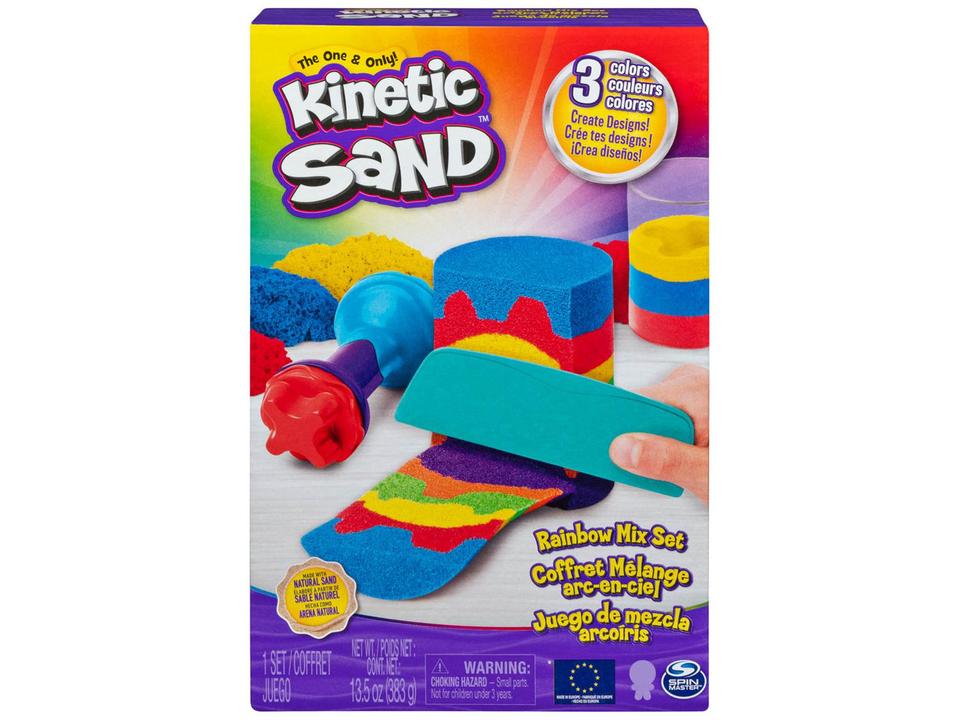 Massinha Areia Arco-íris Sunny Brinquedos - 1