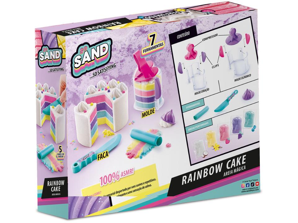Massinha Areia Arts and Crafts Rainbow Cake - 13