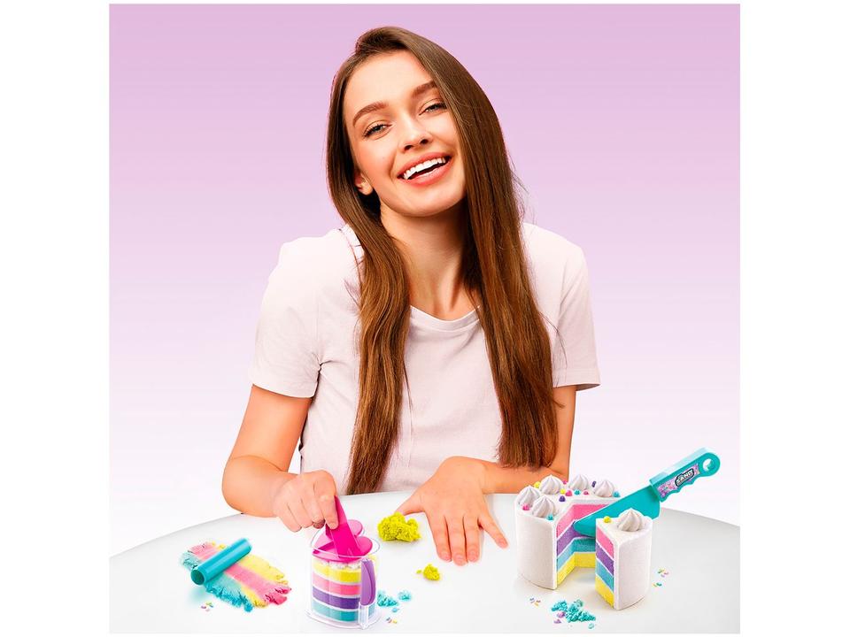 Massinha Areia Arts and Crafts Rainbow Cake - 11