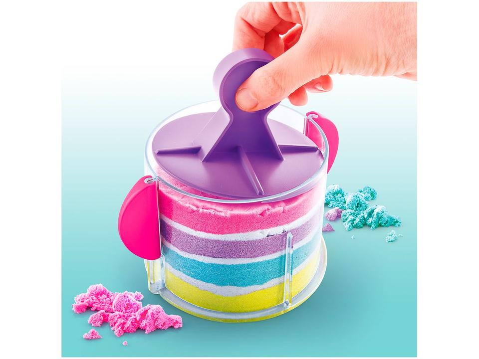 Massinha Areia Arts and Crafts Rainbow Cake - 7