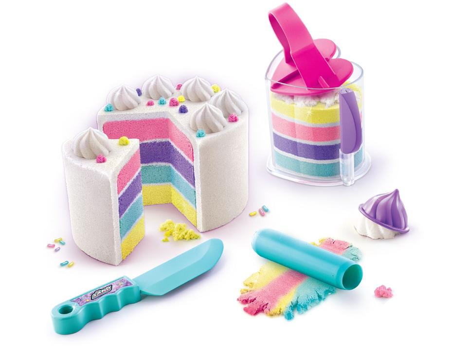 Massinha Areia Arts and Crafts Rainbow Cake - 4
