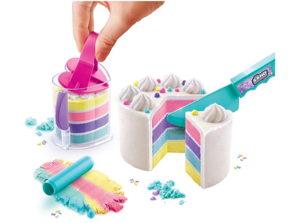 Massinha Areia Arts and Crafts Rainbow Cake - 5