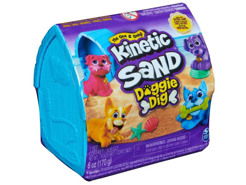 Massinha de Areia Escavação Canina Kinetic Sand - 14