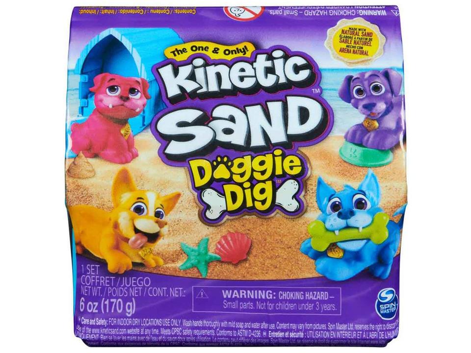 Massinha de Areia Escavação Canina Kinetic Sand - 13