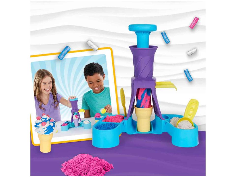 Massinha de Areia Estação de Sorvete Kinetic Sand - 2