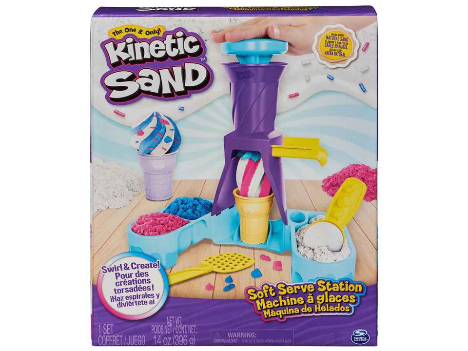 Massinha de Areia Estação de Sorvete Kinetic Sand - 8