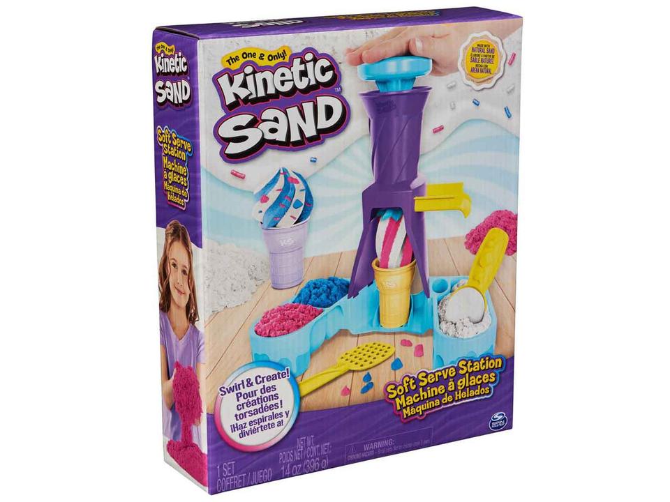 Massinha de Areia Estação de Sorvete Kinetic Sand - 9