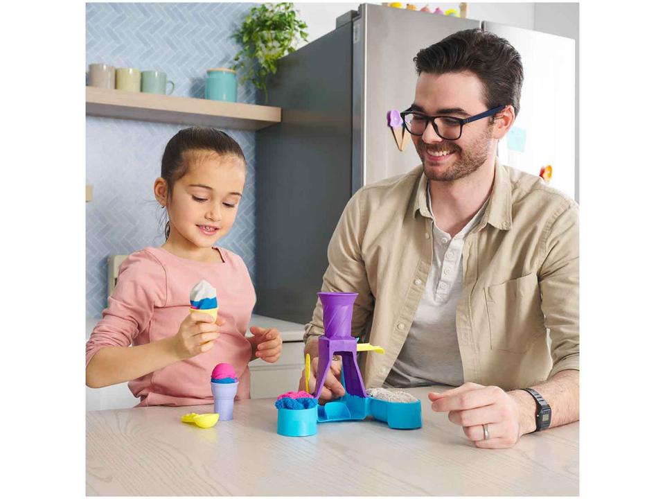 Massinha de Areia Estação de Sorvete Kinetic Sand - 1