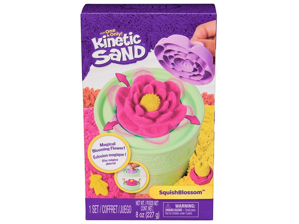 Massinha de Areia Máquina de Flores Kinetic Sand - 9