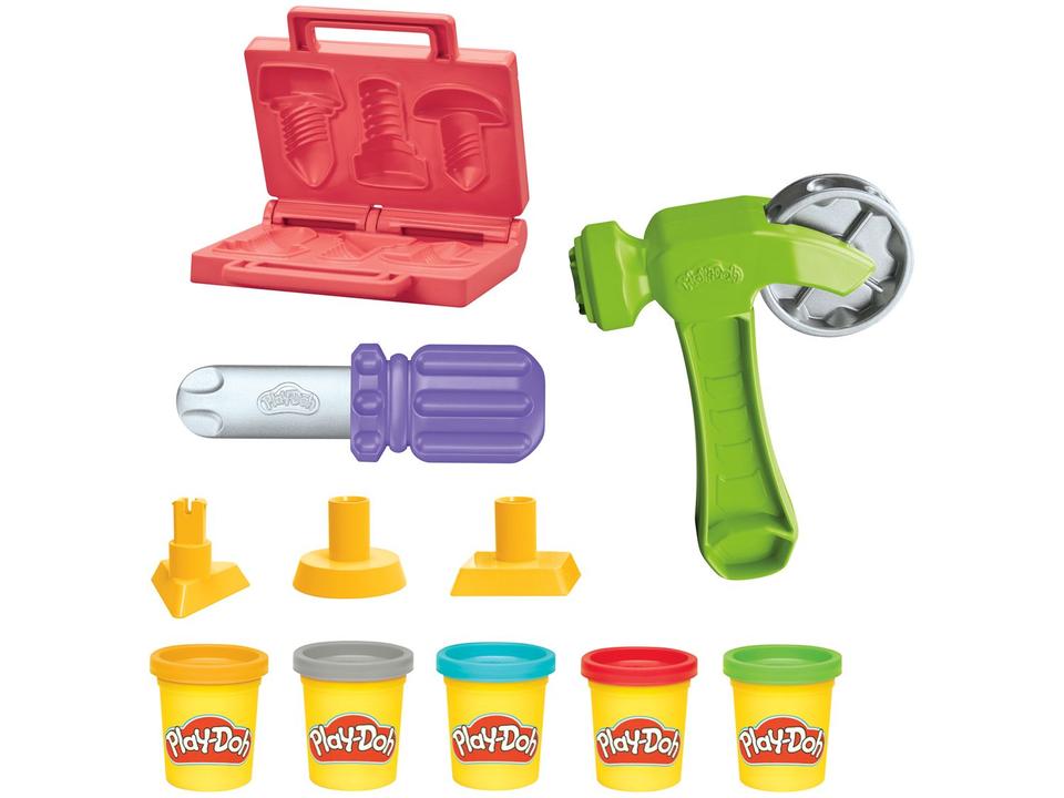 Massinha Mesa de Ferramentas Coloridas Hasbro - 8