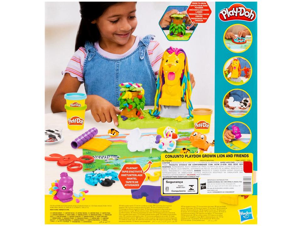 Massinha Play-Doh Amigos Coloridos da Selva - 8