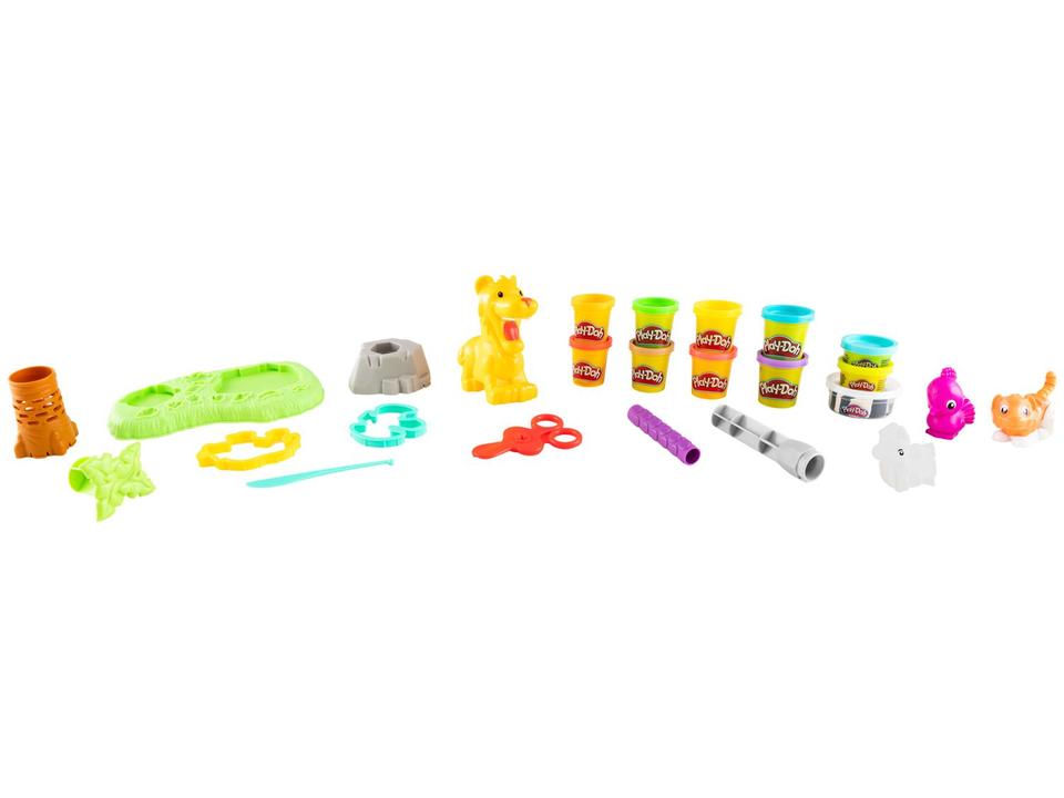 Massinha Play-Doh Amigos Coloridos da Selva - 1