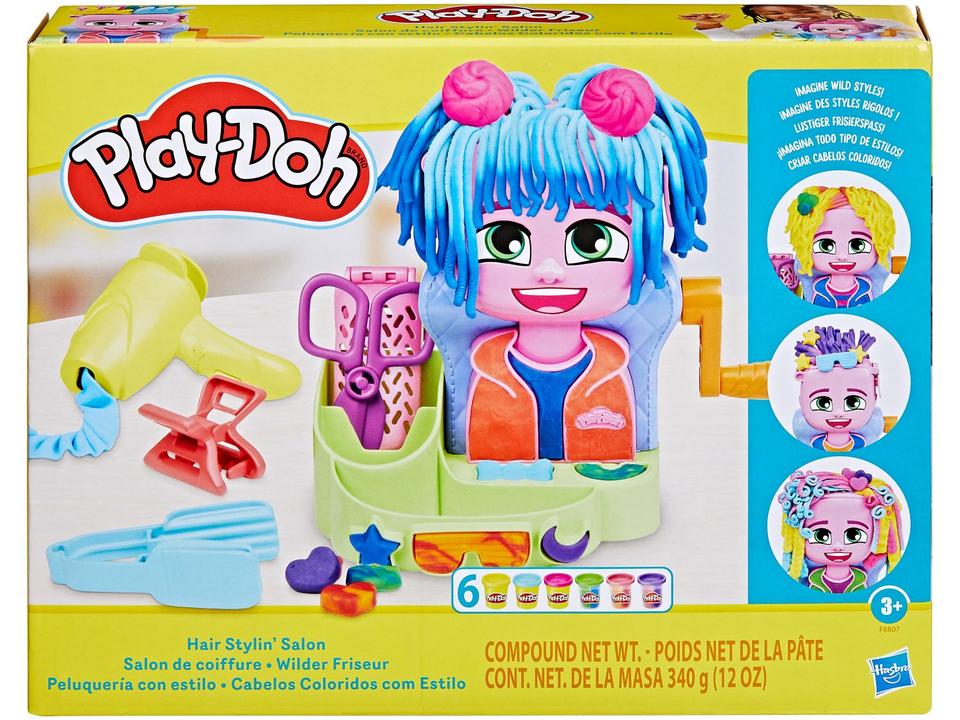Massinha Play-Doh Cabelos Coloridos com Estilo - 4
