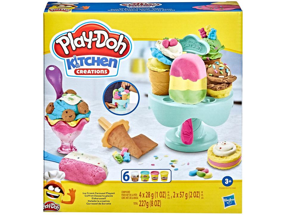 Massinha Play-Doh Carrossel de Sorvete Hasbro - 8