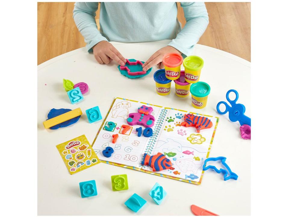 Massinha Play-Doh Conjunto Brincar e Aprender - 10