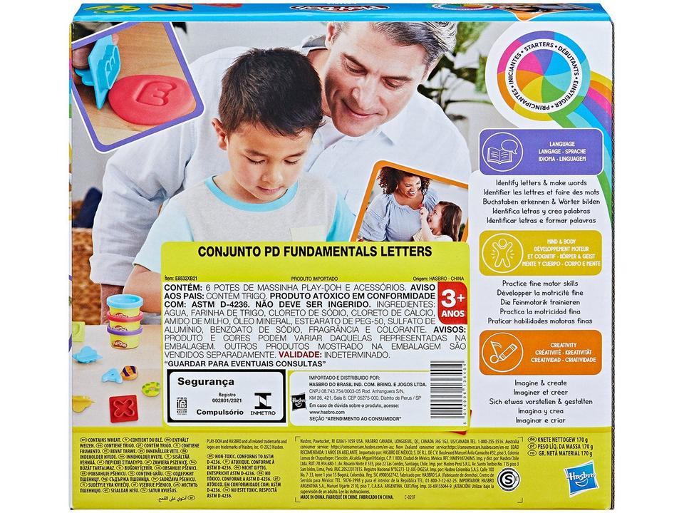 Massinha Play-Doh Kit de Letras Hasbro - 1