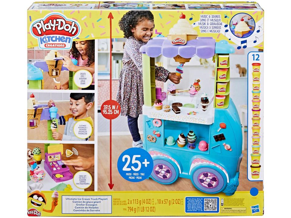 Massinha Play-Doh Super Caminhão de Sorvete - 6