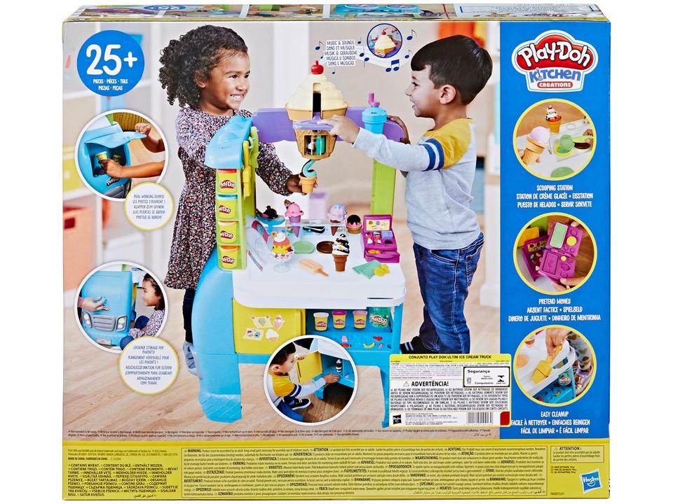 Massinha Play-Doh Super Caminhão de Sorvete - 7