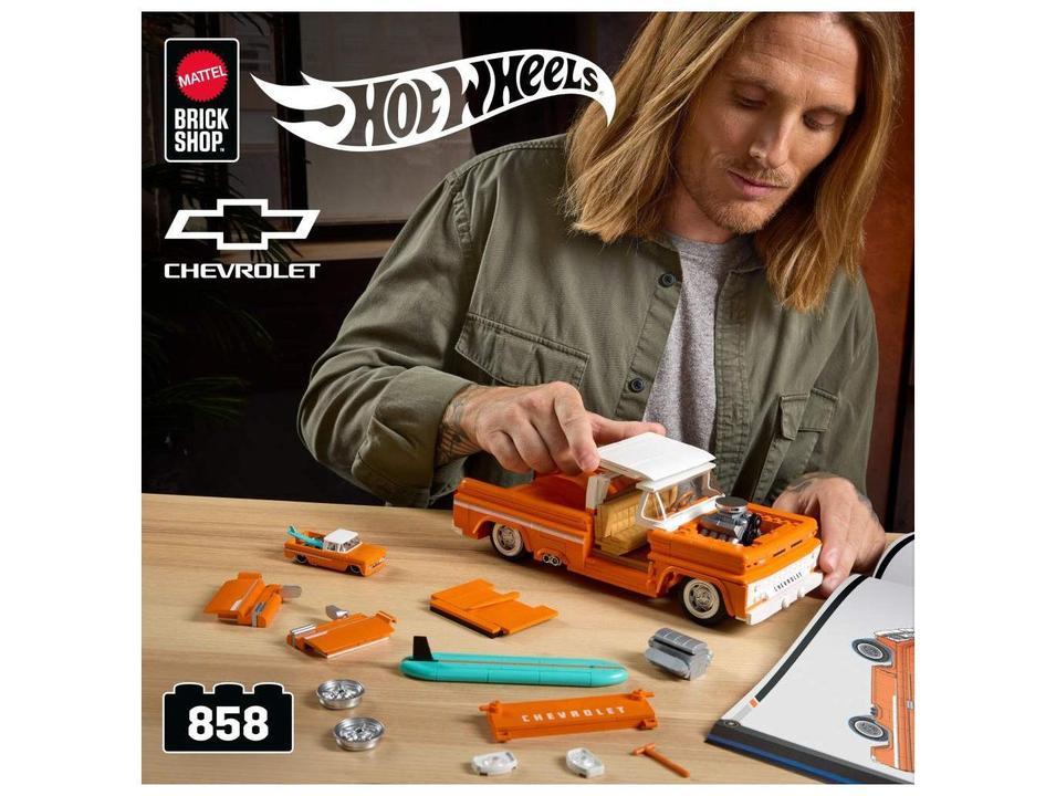 Mattel Brick Shop Elite Carrinha Chevy de 1962 Personalizada - 1