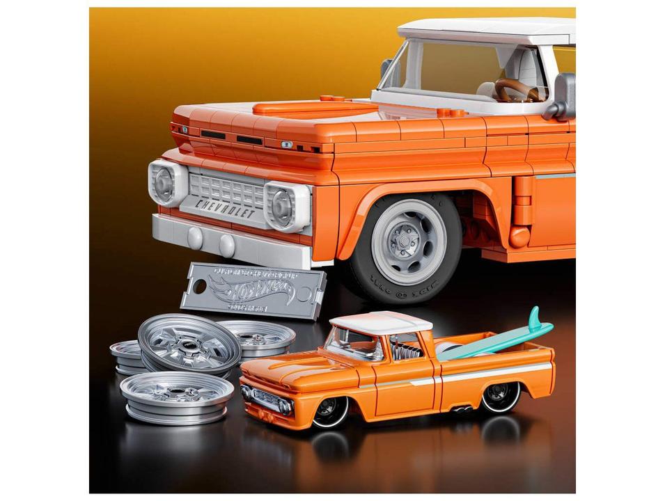 Mattel Brick Shop Elite Carrinha Chevy de 1962 Personalizada - 4