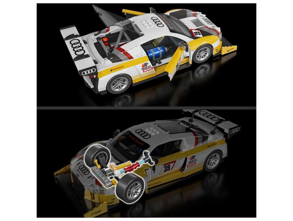 Mattel Brick Shop Hot Wheels Elite Audi R8 LMS - 5