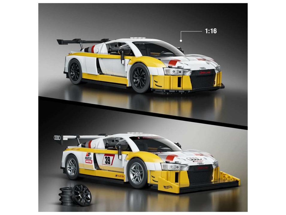 Mattel Brick Shop Hot Wheels Elite Audi R8 LMS - 3
