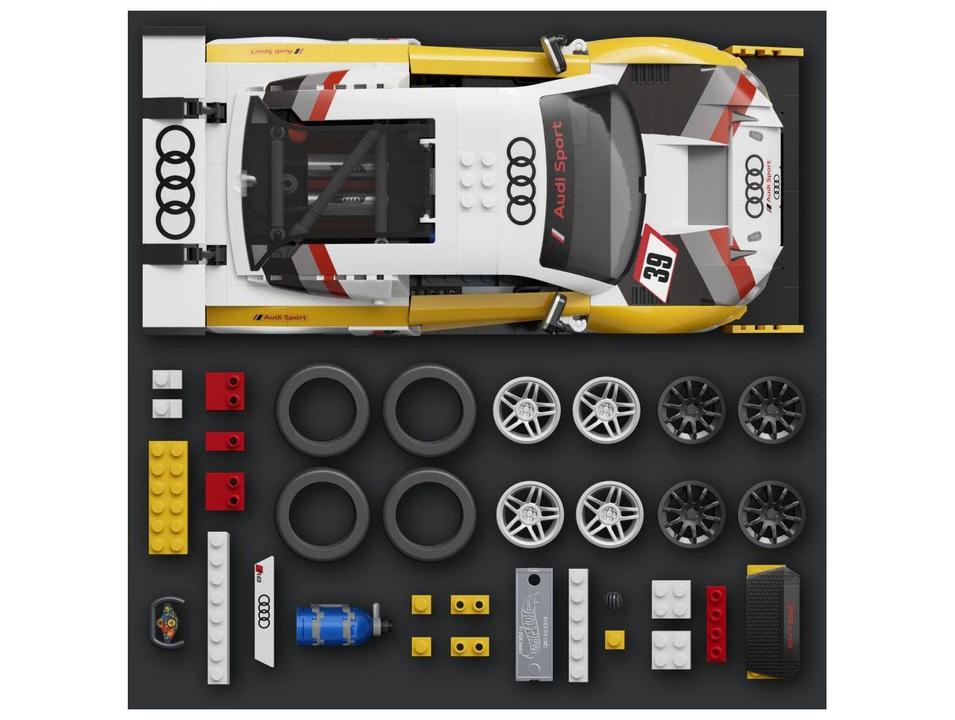 Mattel Brick Shop Hot Wheels Elite Audi R8 LMS - 2