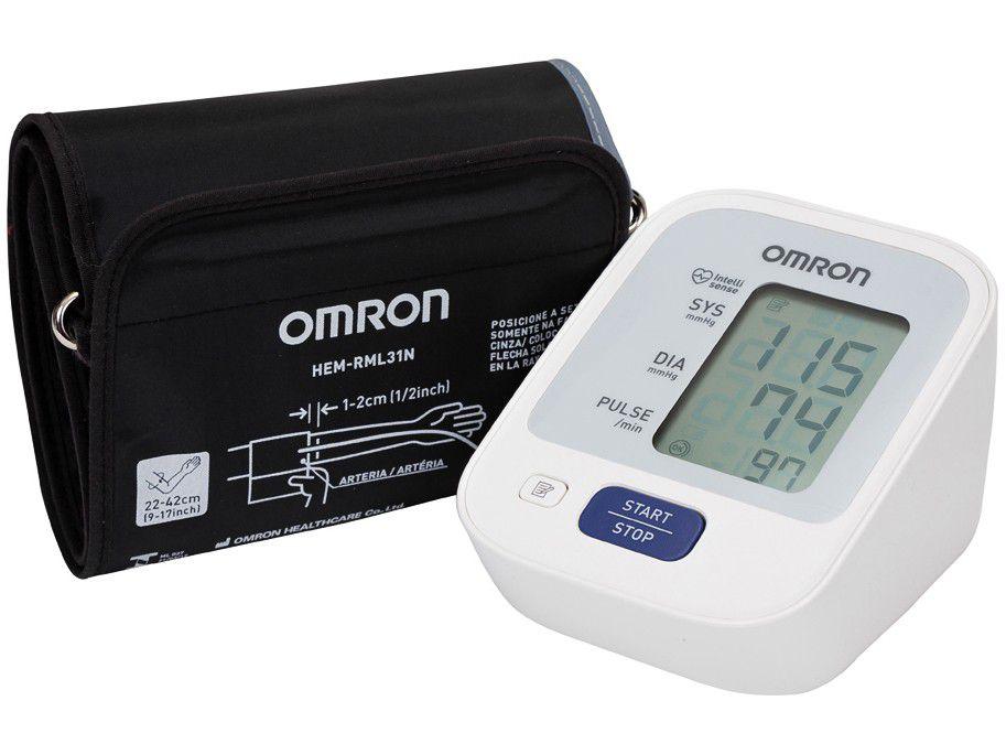 Medidor de Pressão Arterial de Braço Digital - Omron Automático Comfort