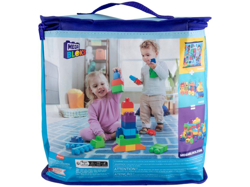 Mega Bloks Bolsa Clássica com 60 Blocos - 11