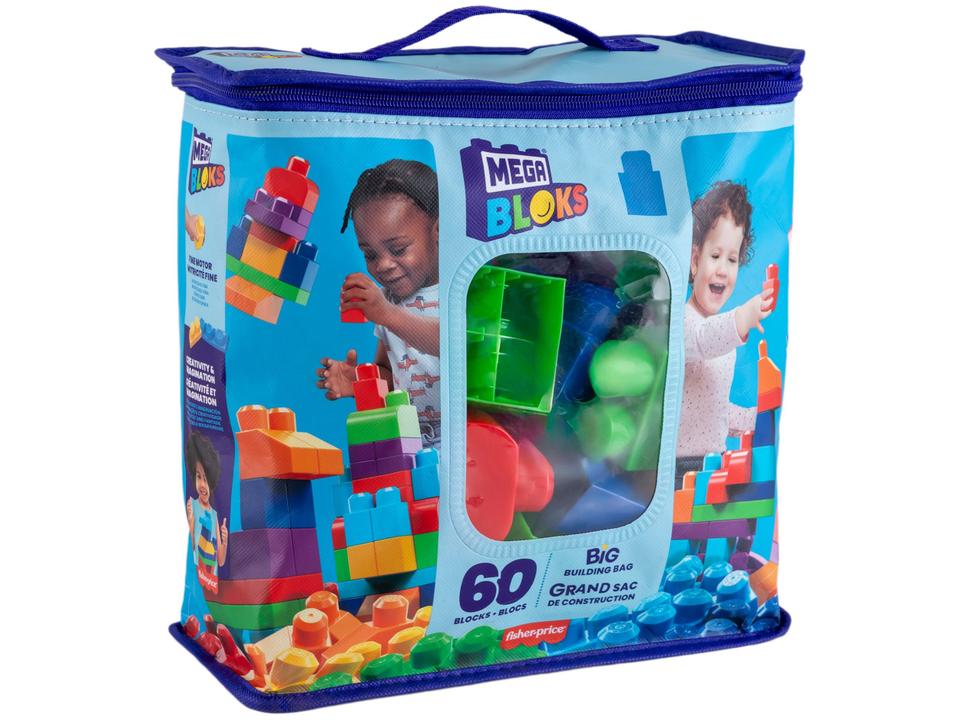 Mega Bloks Bolsa Clássica com 60 Blocos - 10