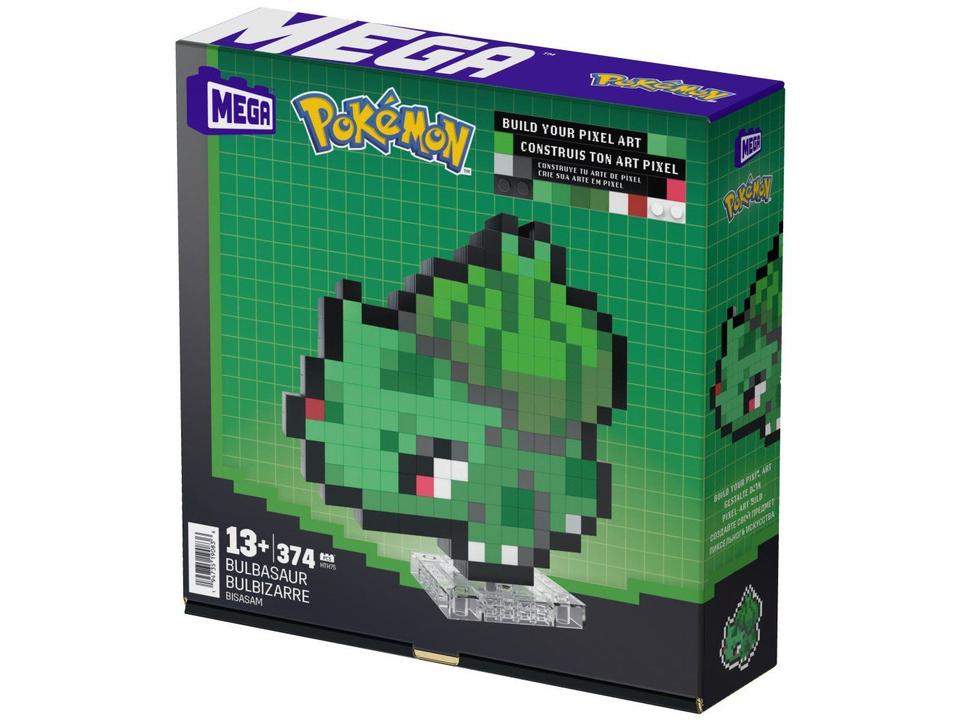 MEGA Jogo de Construção Bulbasaur Pixel Art - 4
