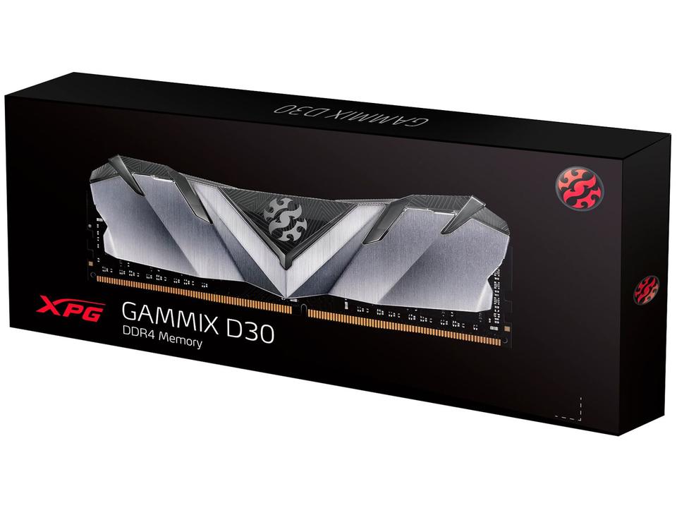 Memória RAM 8GB DDR4 ADATA Gammix D30 - 2666Mhz com Dissipador - 7