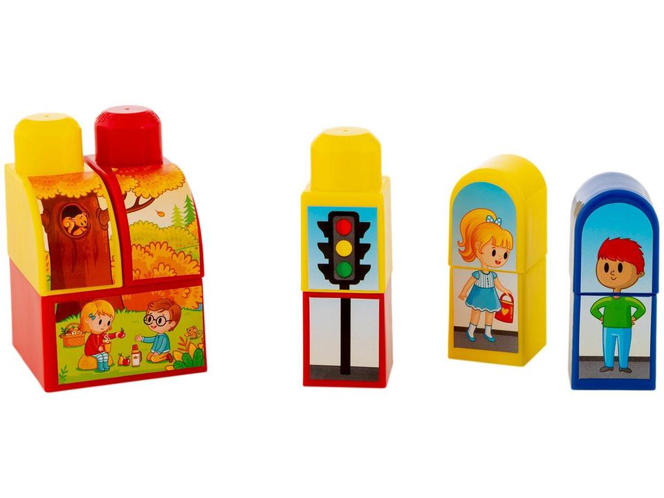Mesa com Peças de Encaixar Infantil Didática - 6