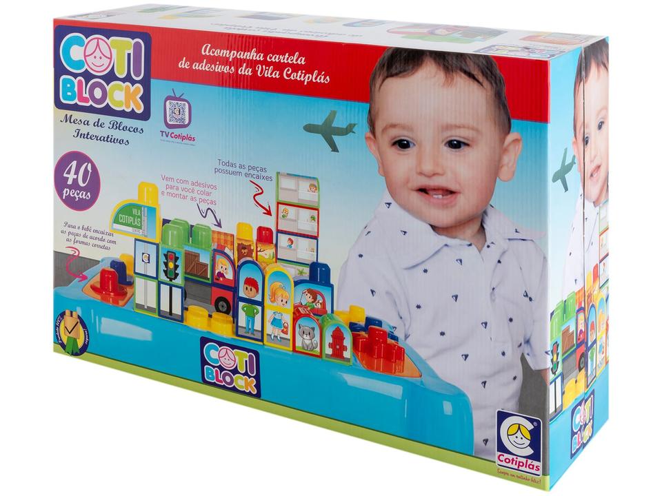 Mesa com Peças de Encaixar Infantil Didática - 8