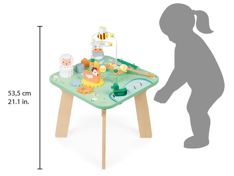 Mesa de Atividades Fazendinha Janod - 12