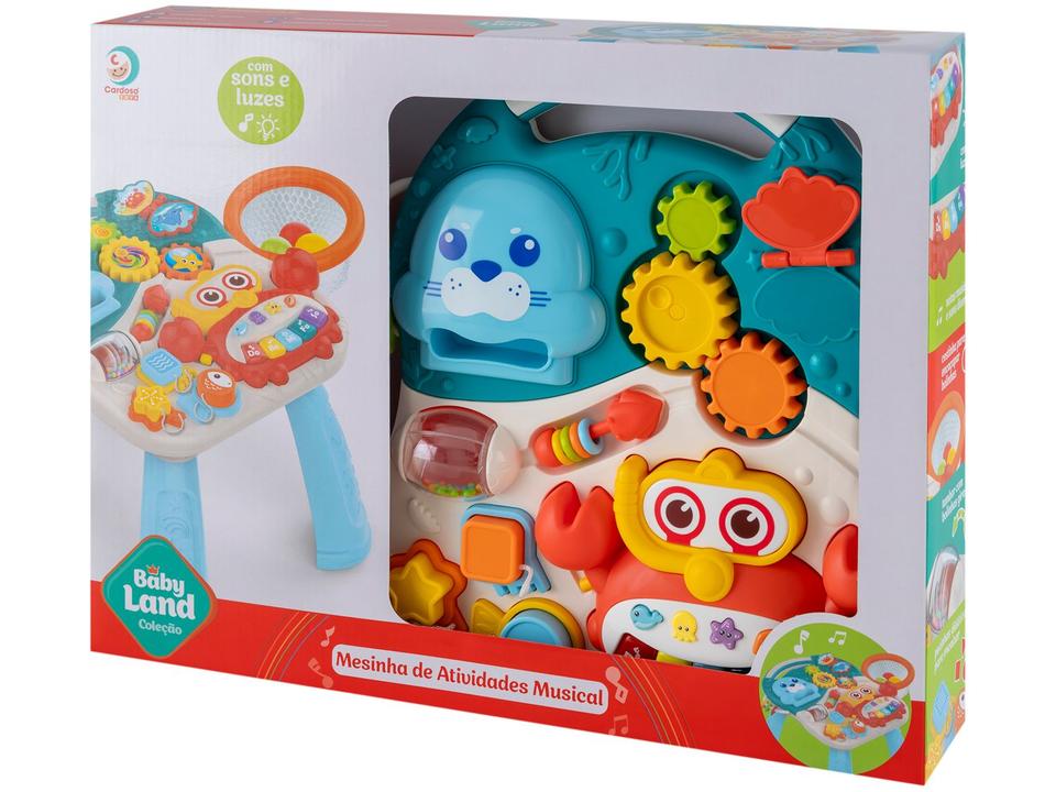 Mesa de Atividades Musical Baby Land Cardoso Toys - 10
