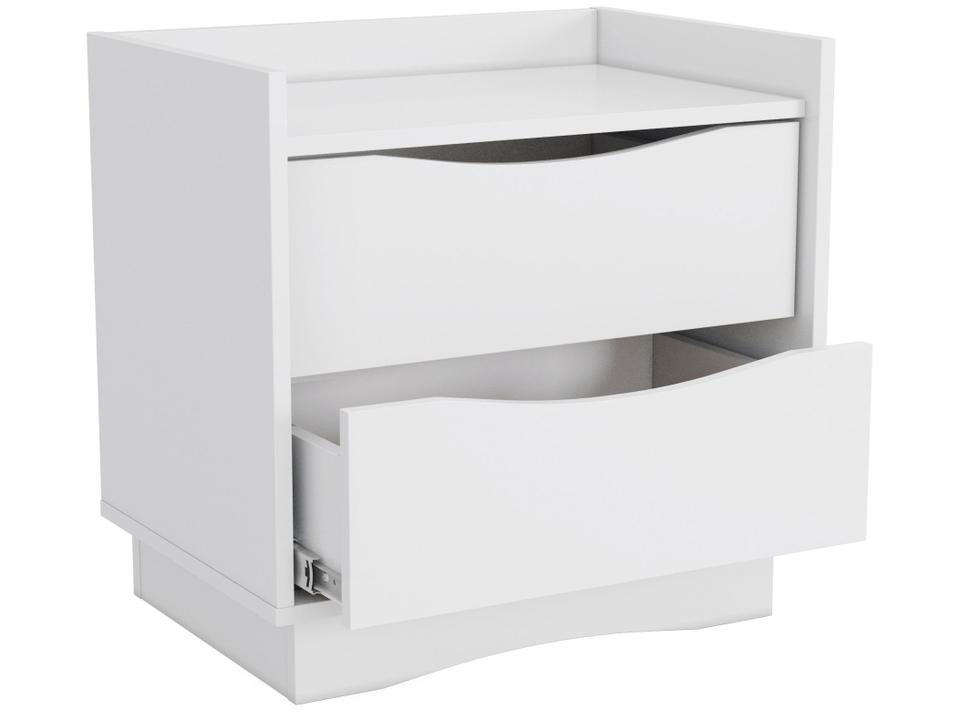 Mesa de Cabeceira 2 Gavetas Kansas Kappesberg - 1