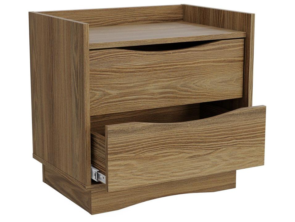 Mesa de Cabeceira 2 Gavetas Kansas Kappesberg - 5