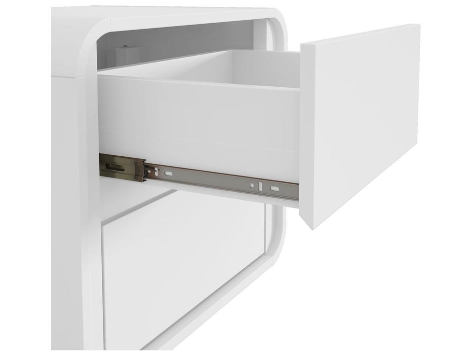 Mesa de Cabeceira 2 Gavetas Loop Móveis Lopas - 4