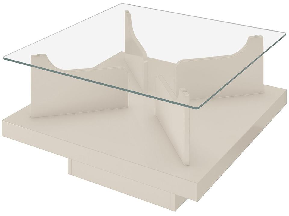 Mesa de Centro com Tampo de Vidro Clear Artely - 4