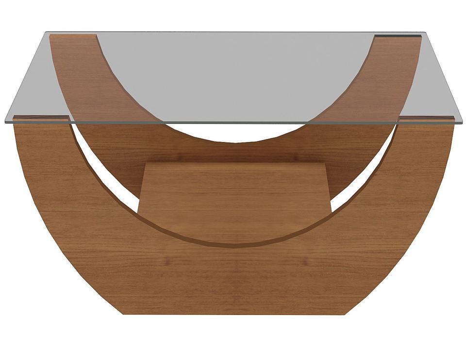 Mesa de Centro com Tampo de Vidro Onda Artely - 3