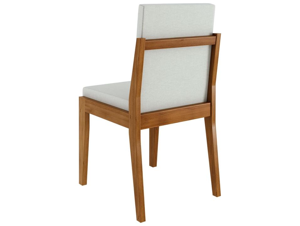 Mesa de Cozinha 4 Cadeiras Retangular Madeira Donna Nesher - 7