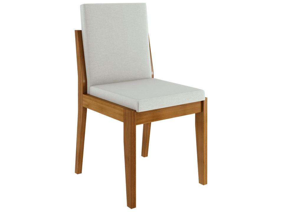 Mesa de Cozinha 4 Cadeiras Retangular Madeira Donna Nesher - 5