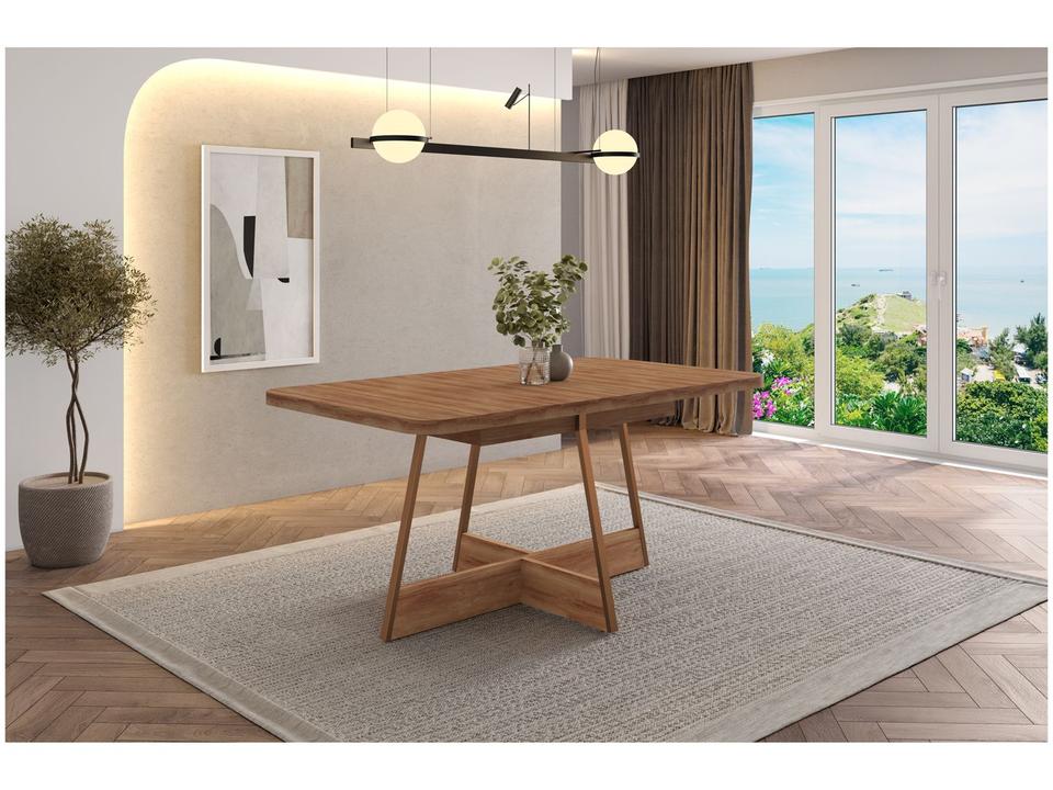 Mesa de Cozinha 6 Lugares Retangular Carraro Átria - 3