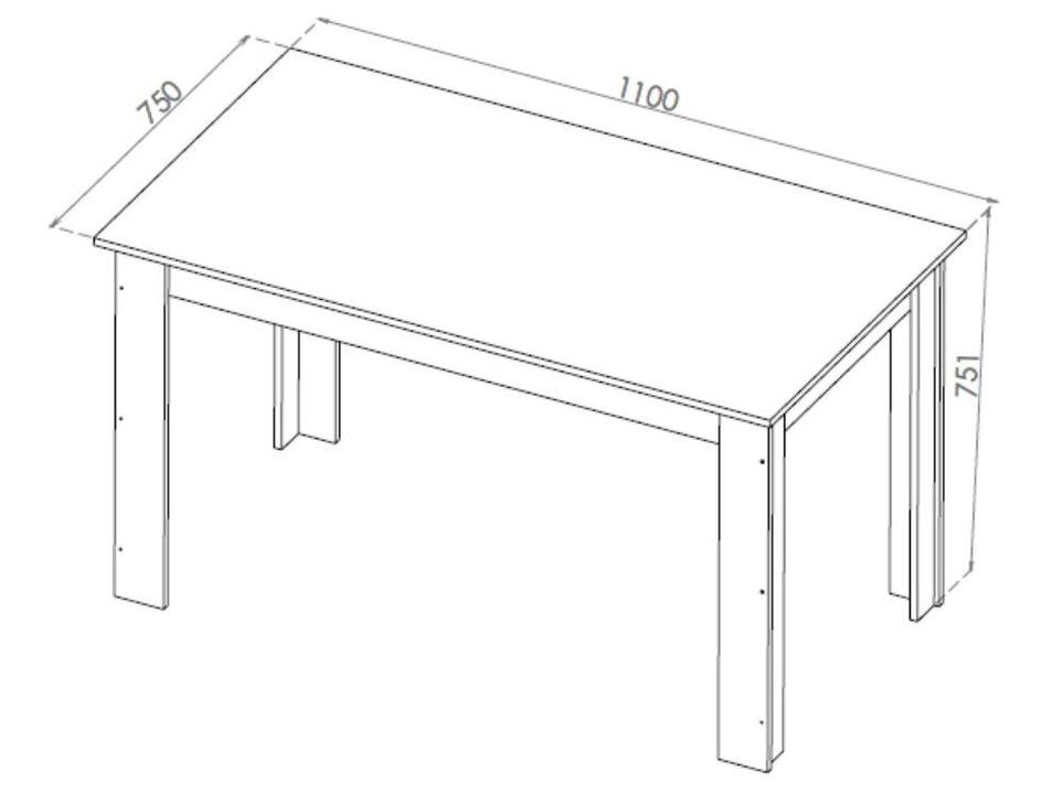 Mesa de Jantar 4 Cadeiras 4 Lugares Retangular Mel e Kaki Viero Móveis Smart - 3