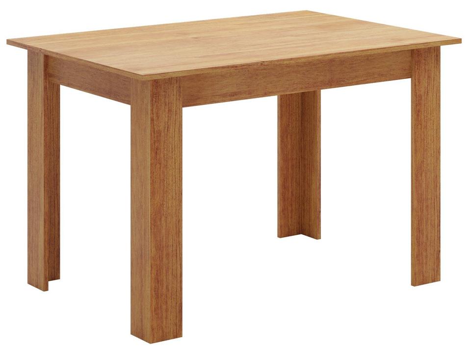Mesa de Jantar 4 Cadeiras 4 Lugares Retangular Mel e Kaki Viero Móveis Smart - 5