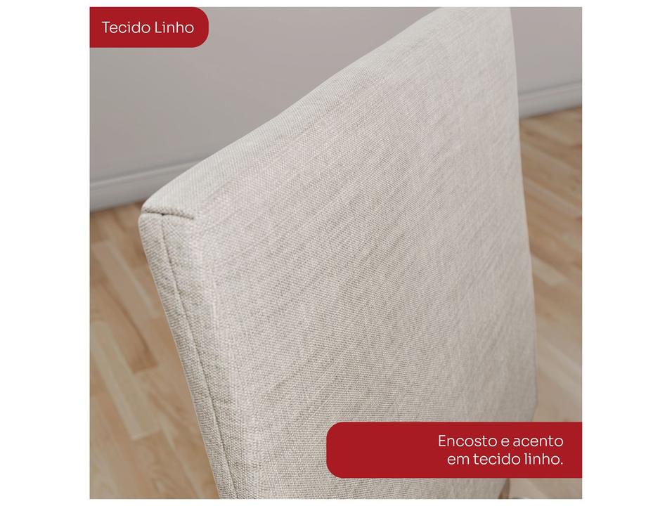 Mesa de Jantar 4 Cadeiras Quadrada Henn Dora - 7